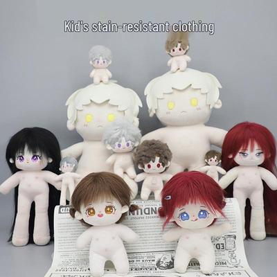 Ультратонкий эластичный хлопковый базовый наряд для куклы - 20 см BJD одежда, устойчивая к окрашиванию