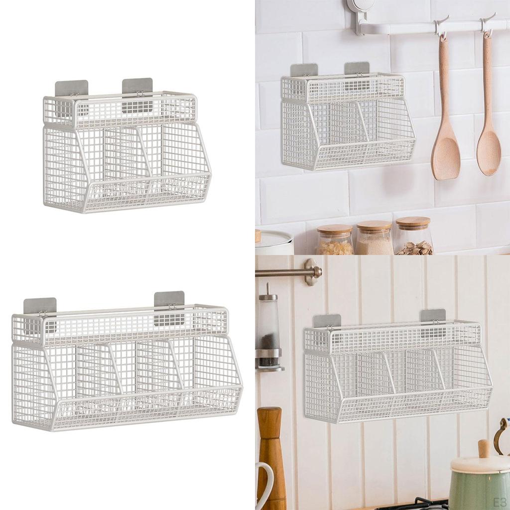 Подвесная корзина для хранения в фермерском доме для организации кухни