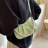 Popular Women Summer Crossbody Bags Fashion Beaded Pearly Single Shoulder Underarm Bags Casual Female Messenger Bag