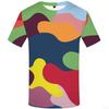 New Orange Camouflage T Shirt Men Camo Tshirts Casual Military Anime Clothes Colorful T-shirts Gothic 3d Printed Tshirt