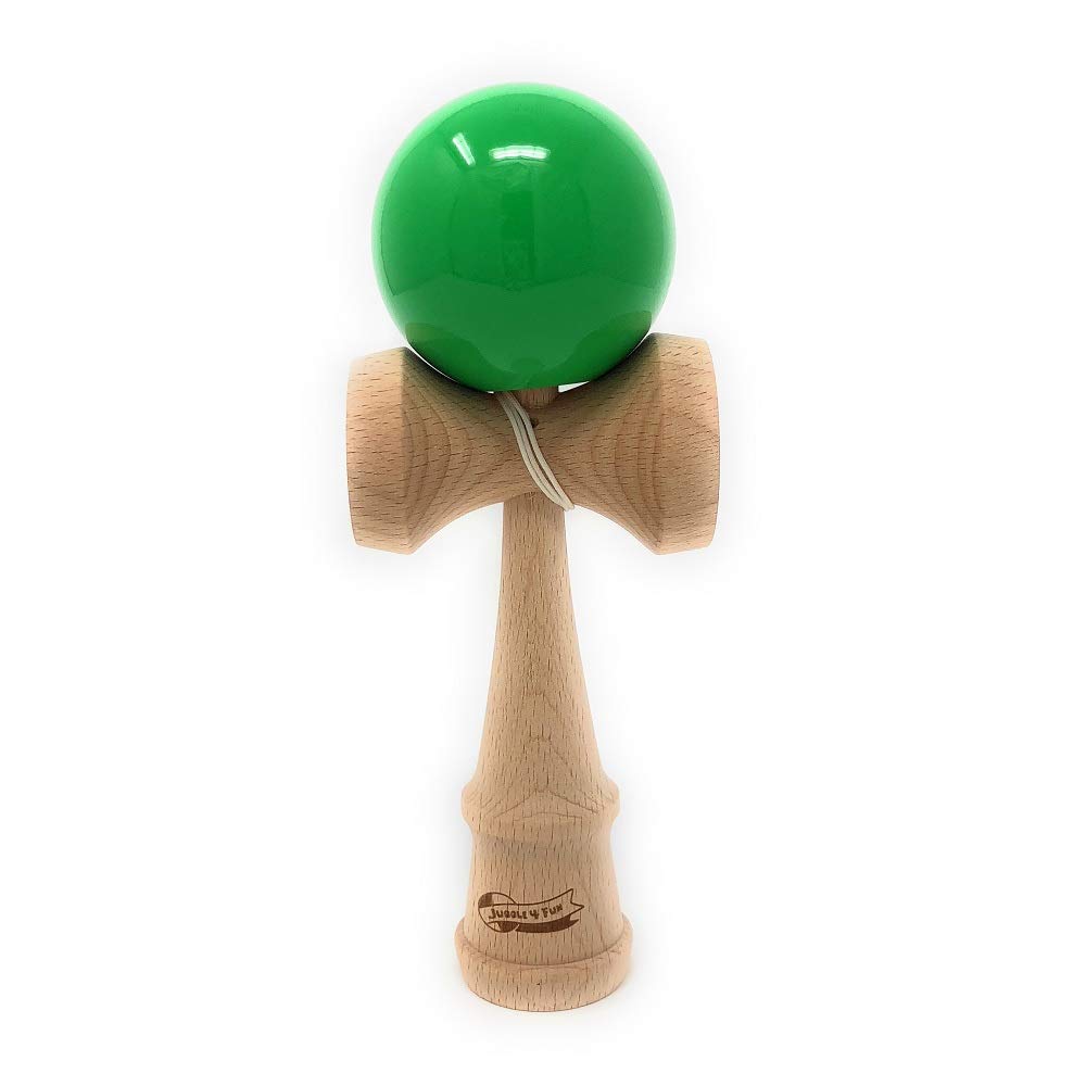 MyCircus Kendama (with Spare Strings and Bag) Adult JUGGLE 4FUN (Green)