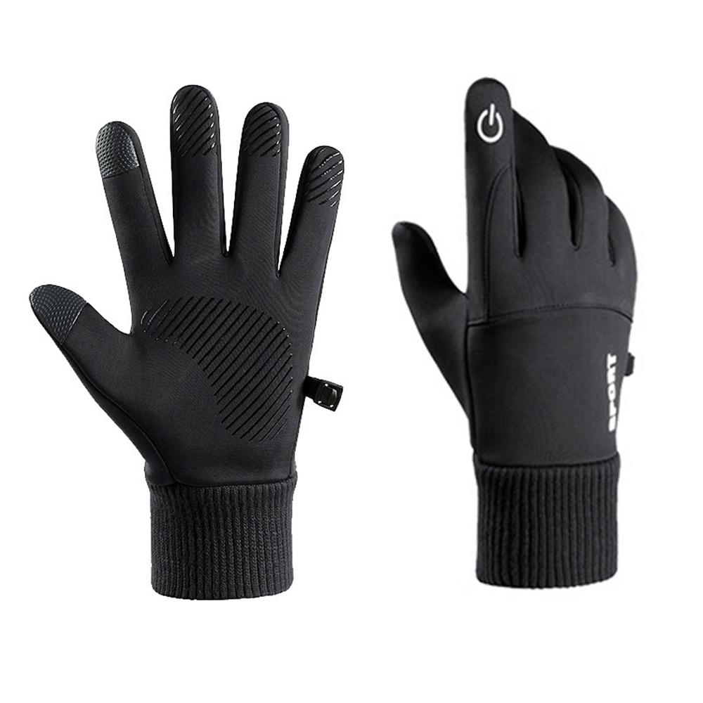 Новые термоперчатки с сенсорным экраном и противоскользящим покрытием для бега, езды на велосипеде, вождения