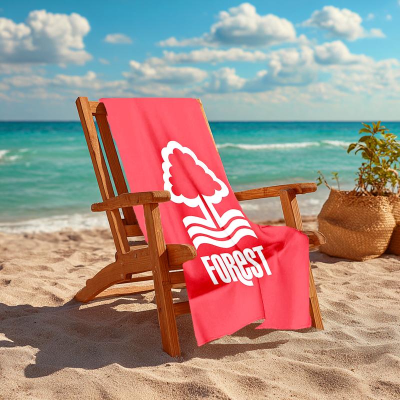 1pc Forest F.C Beach Towel, Comfortable and Thick, and Swimming/Bath/Picnic/Camping Towel, Suitable for Seaside Beaches