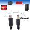 Кабель-бустер USB длиной 100 см с круглым разъемом DC5.5x2.1 мм, бустерный кабель для роутеров, провод, повышающий напряжение с 5 В до 12 В, зарядный кабель