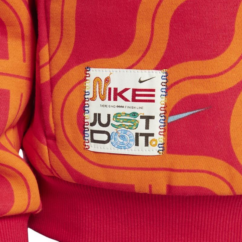Nike Sweatshirt ClubSportswear Serpent New Year Collection NSW FLEECE Lined Comfortable Casual Fashion Kids' IH0991-657