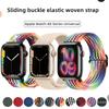 Плетеная петля для ремешка Apple Watch 42/46мм 45/41мм 38/40мм 44мм 49мм Нейлоновый Solo браслет iWatch series 10 9 se 8 7 6 Ultra2