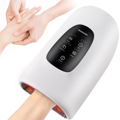 Прочный и безопасный электрический ручной массажер 360° с воздушным давлением, подушки безопасности, шиацу, разминание, ладонь, запястье, пальцы, акупунктурные точки, горячий компресс, массаж рук, спа-уход