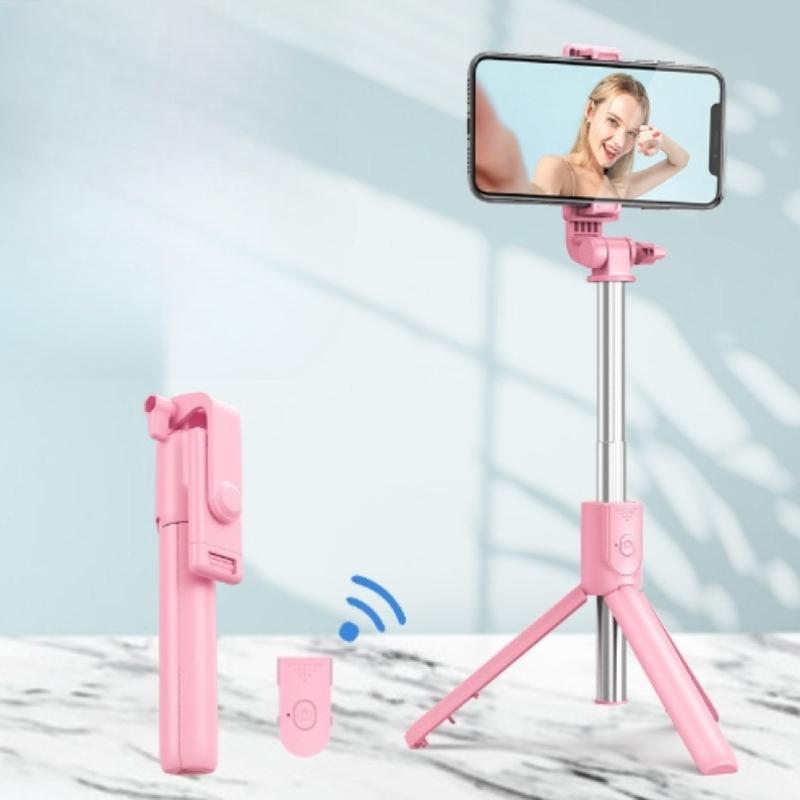 Многофункциональная складная и выдвижная селфи-палка для мобильного телефона, универсальная XT02 Bluetooth, штатив для прямой трансляции фотографий