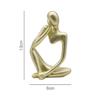 Vilead Nordic Abstract Sculpture Thinker Statue Resin Woman Figurine Office Home Decoration Accessories Decor Crafts Modern Art