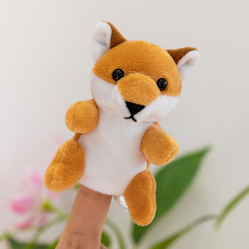 Лесное животное Пальчиковая кукла Панда Плюшевая игрушка Дети Океан Акула Кукла