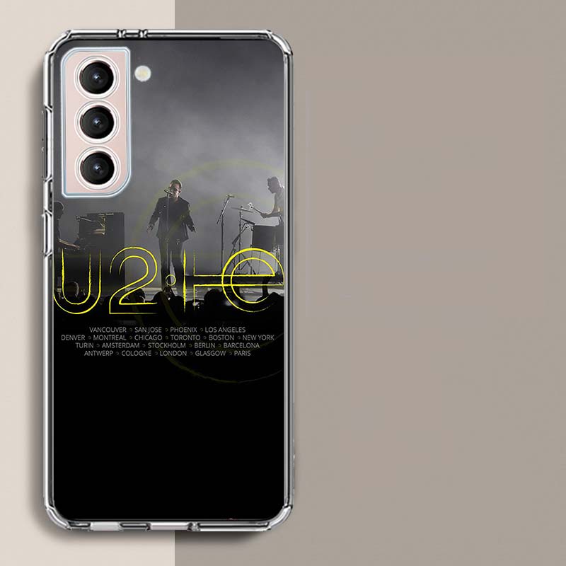 Чехол для телефона Band U2 для Samsung A16 A26 A36 A56 A17 A15 A25 A35 A55 A14 A24 A34 A54 A04S A05S Galaxy Note 20 10 9 8 A9 A8 A7 A6 C