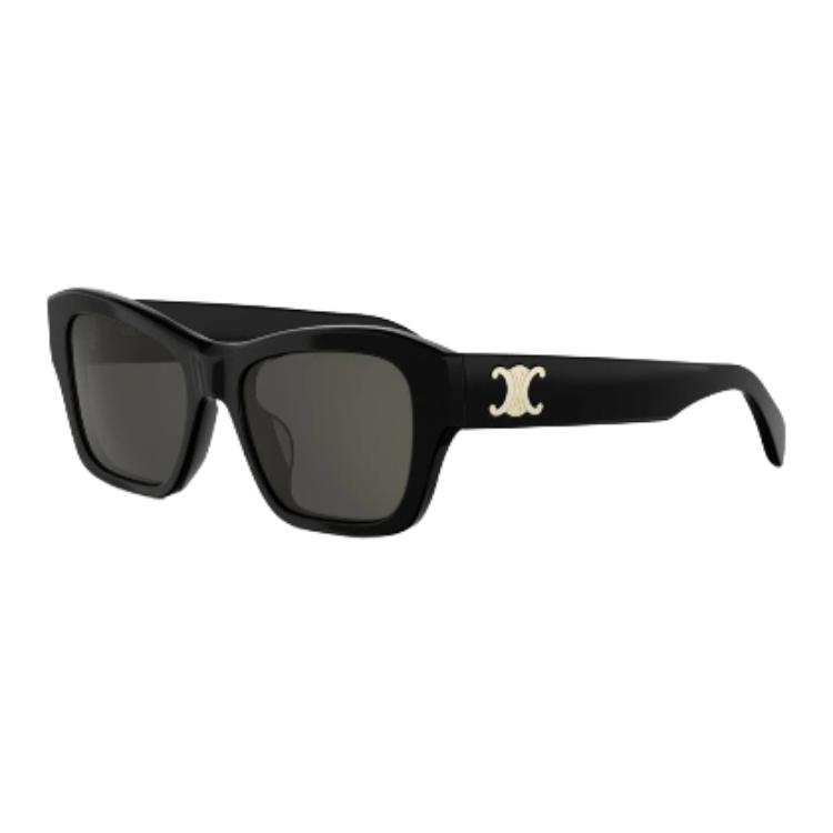 Celine Lightweight Versatile Square Sunglasses Women sunglasses Black CL40330U-01A