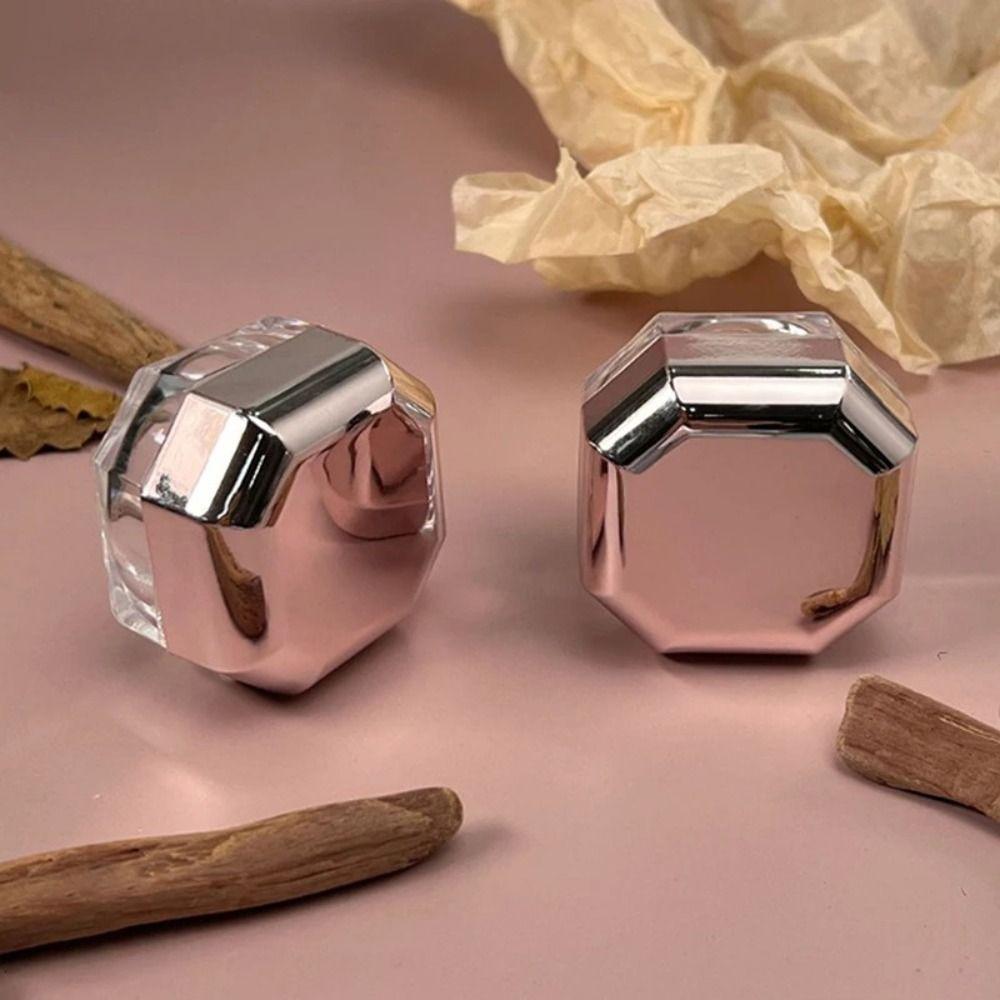 8g Capacity Cosmetic Sub Box Plastic Setting Powder Jar Loose Powder Case Travel Makeup Use