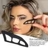 1/2/4Pcs Eyeshadow Stencil Tool Washable Reusable Eyeshadow Assistant Eyeshadow Drawing Guide Card Professional Eyeshadow Mapping Template