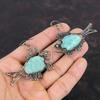 Серьги из амазонита, обернутые медной проволокой, серьги с драгоценными камнями, серьги-рыбки, медные украшения, подарки для матери, серьги ручной работы, украшения новейшего дизайна