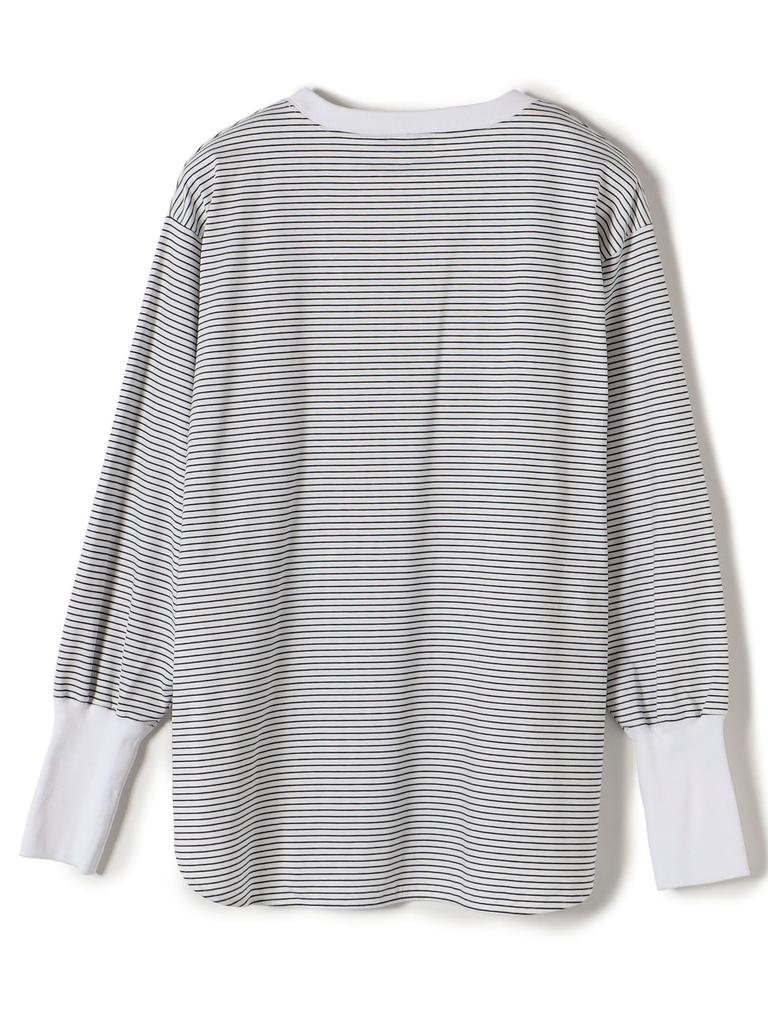 SHIPS Топ с длинным рукавом в рубчик, размер единый, женский, полосатый/однотонный, 312050299, Белый,