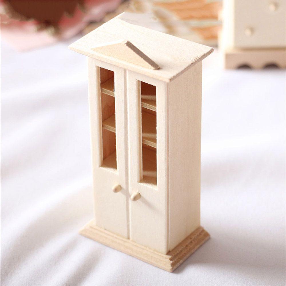 Plain Home Furniture Cabinet Bedroom 1:12 Doll House for 1:6 Blythe Doll