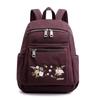 Женская сумка и рюкзак Высококачественный водонепроницаемый нейлоновый женский рюкзак Модные женские рюкзаки с вышивкой Известный бренд Женский большой рюкзак
