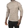 DeepSEA Slim Fit Diamond Patterned Full Turtleneck Knitwear Водолазка свитер 2505507