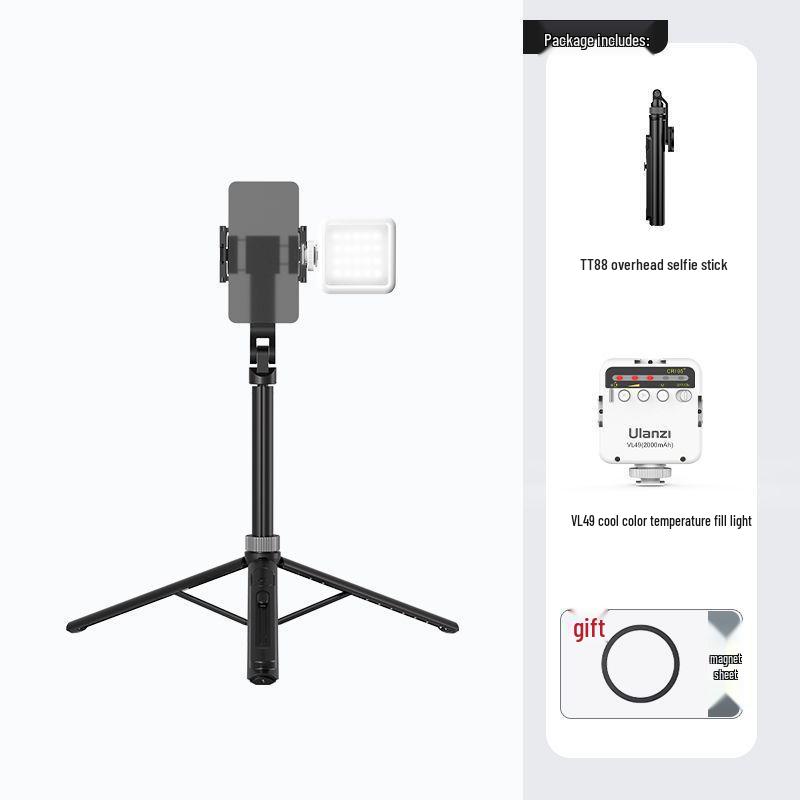 2025 TT88 Многопозиционная подставка для телефона: Палка для селфи и настольный штатив для горизонтальной/вертикальной съемки