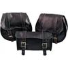 Goat Enigma Leather Motorcycle Saddle Bags Saddlebag Luggage Bag For Sportster