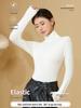 Women's Turtleneck Base Layer: Tencel Wool, Slim Fit, High Elasticity, Long Sleeve, Warm Autumn-Winter Top