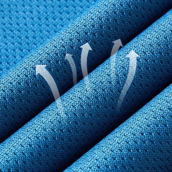 Summer Men T-shirt Mesh Thin Quick-drying Round Neck Short Sleeves O Neck Pure Color Stretchy Sport Daily Wear Top