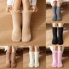 Plush Thickened Floor Socks Anti Slip Fleece Sock Women Kawaii Thick Thermal Socks  Indoor