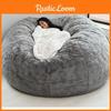 Solid Color Large Soft Plush Portable Living Room Lazy Sofa Cover For Living Room Lounge