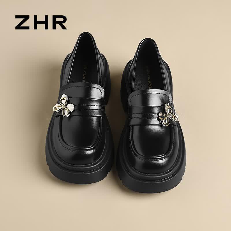 Женские лоферы на платформе в британском стиле ZHR AH579P
