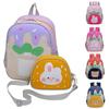 Fashionable Cute Cartoon Nylon Backpack For Kids Unisex Trendy Kindergarten Bag
