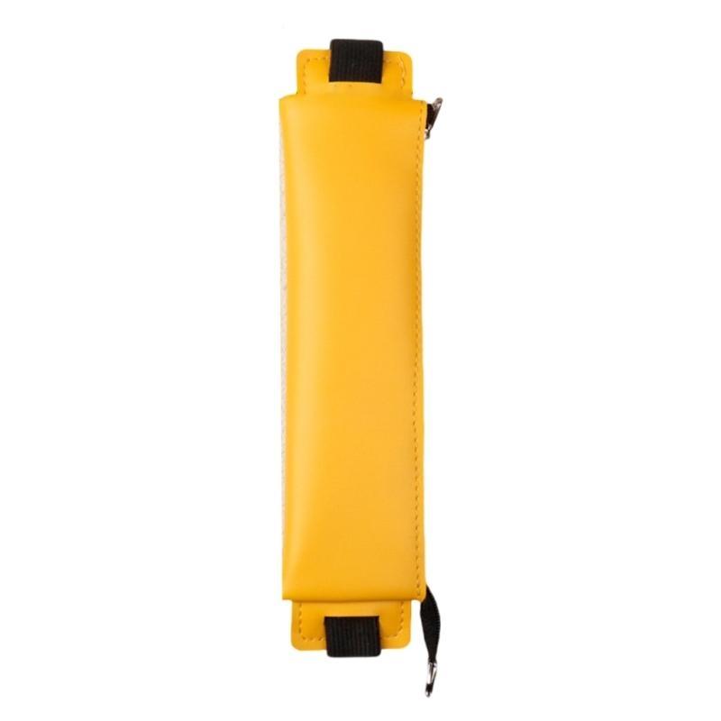 Кожаный чехол-подставка для ручек с регулируемыми резинками, на молнии, для блокнота, планера, журнала, F19E