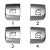 Benz Button Caps Electric Master Window Switch Panel Master Console Glass Lift Control Switch