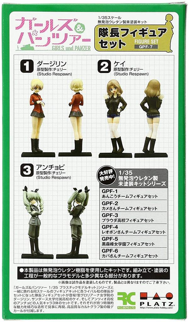 Набор фигурок капитана танка Platz Girls 1/35 и