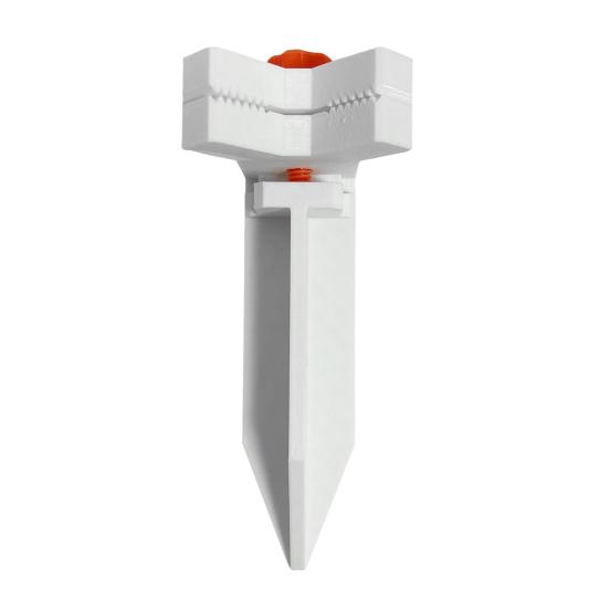 Держатель для пляжного полотенца Колышек Регулируемый Ветрозащитный Зажим для фиксации полотенца Сверхпрочный Уличный Совместимый с песком и травой Зажим для пляжного полотенца