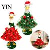 Holiday Porch Goose Clothes Christmas Outfit, Santa Dress with Plush Scarf And Decor for Garden Hat Apparel, Festive Winter Costume Outdoor Lawn Cute