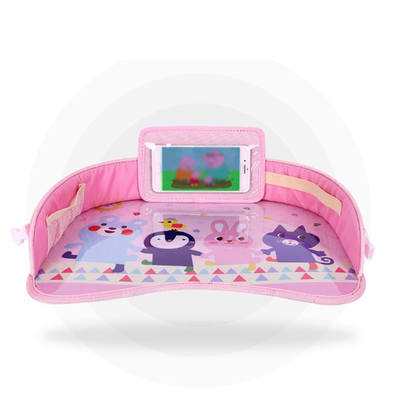 Поднос для детского сиденья, водонепроницаемый стол, автокресло, улучшенный автомобильный поднос для путешествий для малышей, детский держатель, мультяшный забор для новорожденных