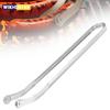BBQ Sausage Turning Tongs High Temperature Resistance Metal Sausage Turning Plier Barbecue Clip Multipurpose Cooking Grill Tongs