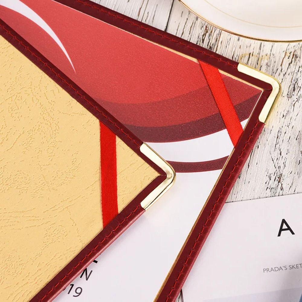 No Inserts Certificate Diploma Cover PU Leather Paper Document Holder Contract Book  Conference