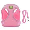 MHY Pet Dog Harness + Lead Leash, Pink, 1 Set