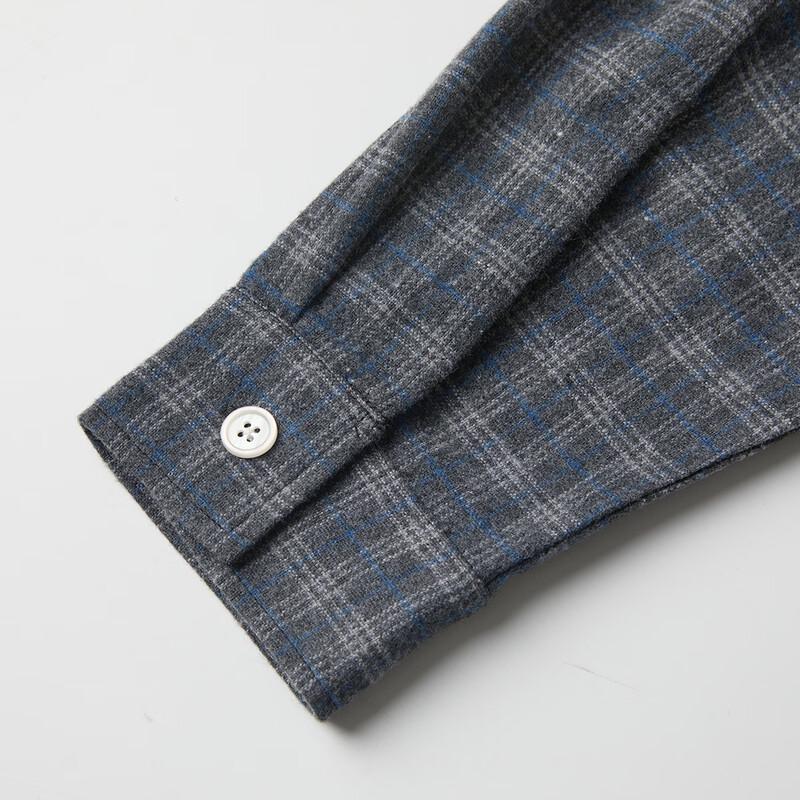 Mark Fairwhale Men's Vintage Plaid Long Sleeve Casual Shirt
