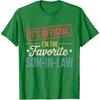 It's Official I'm The Favorite Son in Law Mens Fathers Day T-Shirt