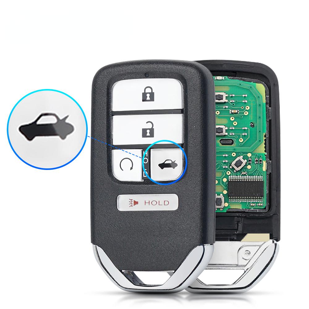 KEYYOU KR5V2X Для Honda Accord Piot CR-V Civic HRV 2016 2017 2018 2019 2020 433 МГц Чип ID47 Умный Дистанционный Ключ от Автомобиля 2/3/4/5/6/7BNT