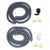 Комплект для установки трюмного насоса 750GPH, устойчив к высокому давлению, диаметр 0,75 дюйма. Шланг трюмного насоса длиной 6,56 футов с 9