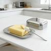 Airtight Stainless Steel Butter Dish Food Grade Cheese Storage Container Butter Box  Restaurant