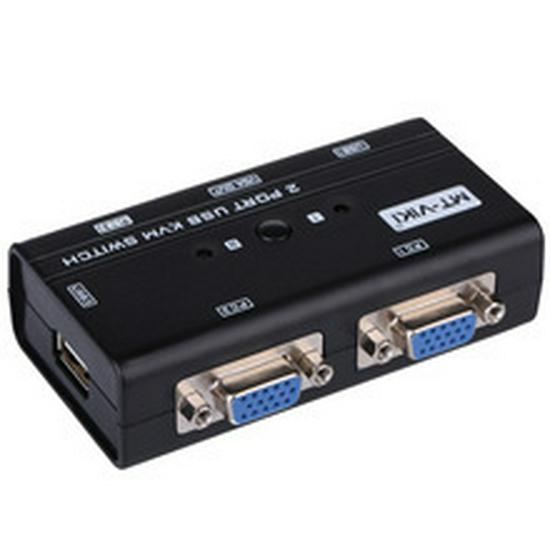 Maxtor Weiju 2-Port Manual KVM Switch MT-260KL