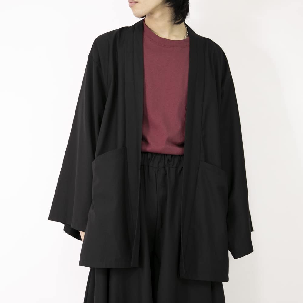 Yukata Motif Japanese Style Cardigan Jinbei Japanese Clothes Hakama Haori Large Size Loose Mode Fashion Unique Summer Cardigan Hakama Plain Simple