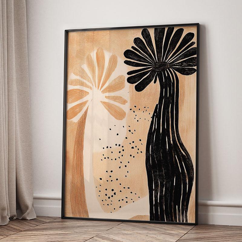 Полосатая девушка Книжная ваза Цветочное настенное искусство Холст Живопись Абстрактные постеры и принты Настенные картины для декора гостиной в отеле/баре