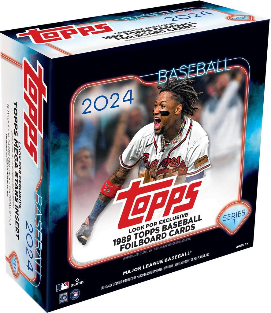 Topps 2024 Серия 1 Бейсбол Запечатанный Фабричный Монстр Бокс Полный Бейсбольный Набор -