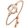 Bracelet Gold Quartz White Watches for Women Women's Watch, Cute, Stylish, Waterproof, Casual, Movement, Simple, Brand-Name, High-Quality, Gift,